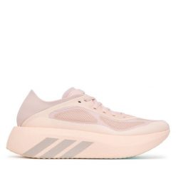 Buty do biegania adidas. Czerwone obuwie sportowe damskie Adidas, bez wzorów, bez zapięcia, do biegania. Za 749.99 zł.