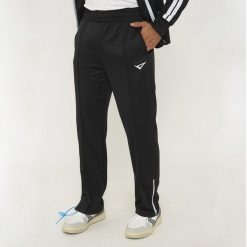 Spodnie sportowe STELLAR męskie czarne. Białe buty sportowe męskie Legea, m, bez wzorów, na fitness i siłownię. W wyprzedaży za 96.00 zł.