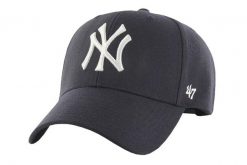 Czapka z daszkiem dla dorosłych 47 New York Yankees MVP Cap. Niebieskie czapki damskie 47 Brand, na lato, bez wzorów, z materiału. Za 99.99 zł.
