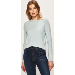 Vero Moda - Sweter. Brązowe swetry nierozpinane damskie Vero Moda, l, bez wzorów, z dzianiny, bez kołnierzyka, bez ramiączek. Za 119.90 zł.