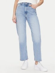 Tommy Jeans Jeansy Layla Hr Slim Str Bi0112 Co DW0DW20643 Niebieski Regular Fit. Niebieskie jeansy damskie Tommy Jeans, bez wzorów, z bawełny. Za 289.99 zł.