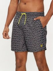 Guess Szorty kąpielowe F4GT06 WG2A2 Czarny Regular Fit. Czarne kąpielówki męskie Guess, m, z aplikacjami, z syntetyku. Za 199.99 zł.
