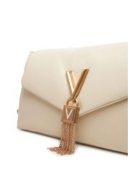 Valentino Torebka Stella VBS9AK11 Écru. Listonoszki damskie Valentino, bez wzorów, ze skóry, bez dodatków. Za 359.99 zł.