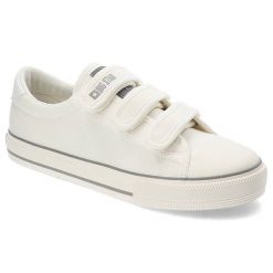 Białe Trampki Big Star Modne Buty Damskie. Białe trampki i tenisówki damskie BIG STAR, bez wzorów, bez zapięcia. Za 149.00 zł.