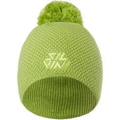 Czapka z pomponem Silvini Airoso. Zielone czapki damskie Silvini, na zimę, bez wzorów, sportowe. Za 116.00 zł.