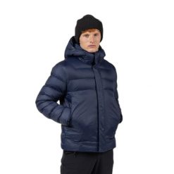 Kurtka z kapturem Rossignol Aretu. Niebieskie kurtki męskie Rossignol, na zimę, m, bez wzorów, z puchu, z kapturem. Za 1,263.00 zł.