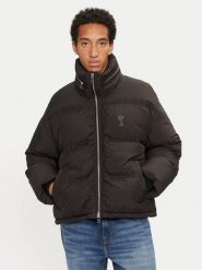 AMI Paris Kurtka zimowa HJK403.PA0009 Czarny Regular Fit. Czarne kurtki męskie AMI PARIS, na zimę, m, bez wzorów, z syntetyku, bez kaptura. Za 4,659.00 zł.
