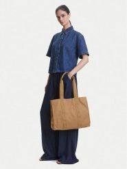 LAUREN RALPH LAUREN Torebka 431970157001 Beżowy. Brązowe shopperki damskie Lauren Ralph Lauren, bez wzorów, z materiału, bez dodatków. Za 602.99 zł.