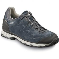Buty trekkingowe damskie Meindl Asti Gtx. Niebieskie obuwie trekkingowe damskie MEINDL, z materiału, bez zapięcia. Za 1,271.00 zł.