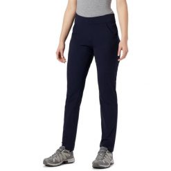 Damskie spodnie turystyczne Columbia Anytime Casual Pull On. Niebieskie spodnie sportowe damskie Columbia, bez wzorów, z elastanu, casualowe, trekkingowe. Za 299.00 zł.