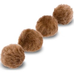 Pompony do sznurowadeł INUIKII - Pom Pom 11111-2 D'Brown. Brązowe piżamy męskie Inuikii, bez wzorów, ze skóry, bez kołnierzyka, bez ramiączek. Za 139.00 zł.