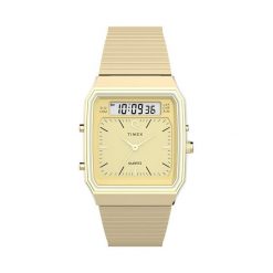 Zegarek Timex. Żółte zegarki męskie Timex, bez wzorów, złote. Za 809.99 zł.