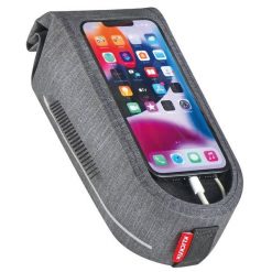 Wodoodporna torba na ramę z kieszonką na smartfon Klickfix. Szare torby na ramię męskie KLICKFIX, na ramię. Za 383.00 zł.