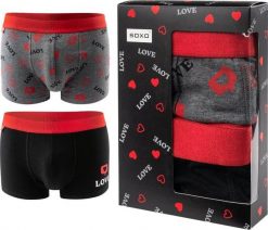 Soxo Bokserki 2 PAK SOXO na prezent dla Niego bawełniane M. Bokserki męskie Soxo, bez wzorów, z bawełny. Za 69.99 zł.