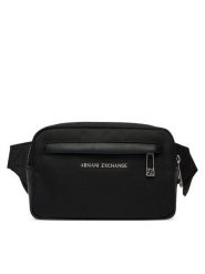 Armani Exchange Nerka XM002650 AF22656 MC105 Czarny. Czarne saszetki i nerki męskie Armani Exchange, bez wzorów, z materiału. Za 439.99 zł.
