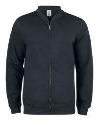 Clique Premium OC Cardigan — Kardigan z zamkiem z organicznej bawełny i. Czarne swetry męskie CLIQUE, l, bez wzorów, z bawełny, bez kołnierzyka, bez ramiączek. Za 278.55 zł.