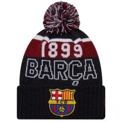 FC Barcelona x New Era czapka zimowa junior wielokolorowa. Czapki męskie FC BARCELONA, na zimę, bez wzorów. Za 159.00 zł.