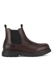 Badura Sztyblety CHARLIE-01 MI08 Brązowy. Brązowe botki męskie Badura, bez wzorów, ze skóry, bez obcasa, bez zapięcia. Za 329.99 zł.
