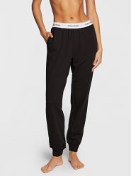 Calvin Klein Underwear Spodnie dresowe 000QS6872E Czarny Relaxed Fit. Czarne spodnie dresowe damskie Calvin Klein Underwear, bez wzorów, z dresówki. Za 179.99 zł.