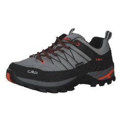 Buty trekkingowe męskie CMP Rigel Low. Brązowe buty zimowe męskie CMP, bez wzorów, z materiału, bez obcasa, bez zapięcia. Za 329.00 zł.