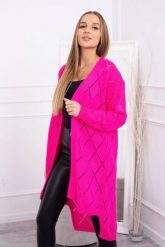 Sweter z geometrycznym wzorem różowy neon. Czerwone swetry nierozpinane damskie KESI, l, bez wzorów, z wełny, eleganckie, bez kołnierzyka, plus size, bez ramiączek. Za 158.92 zł.