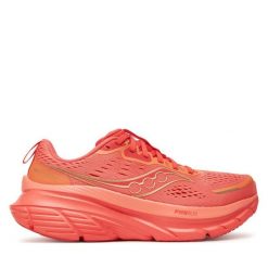 Buty do biegania Saucony. Pomarańczowe obuwie sportowe damskie Saucony, bez wzorów, bez zapięcia, do biegania. Za 599.99 zł.