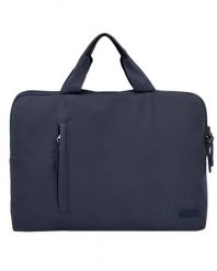 Torba na laptopa WINGS SOLENNE 15,6 cala NAVY BLUE. Niebieskie torby na laptopa damskie Wings, bez wzorów, z materiału. Za 79.90 zł.