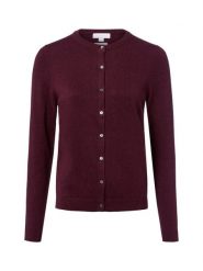 Brookshire Kardigan damski Kobiety Bawełna lila marmurkowy, S. Kardigany damskie brookshire, s, bez wzorów, z bawełny, klasyczne, bez kołnierzyka. Za 249.95 zł.