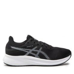 Buty do biegania Asics. Czarne obuwie sportowe damskie Asics, bez wzorów, bez zapięcia, do biegania. Za 219.99 zł.
