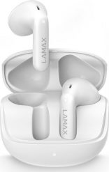 Słuchawki Lamax LAMAX In-Ear Tones1 white BT 5.3 Akku 40 Std. retail. Białe słuchawki bezprzewodowe Lamax. Za 158.97 zł.