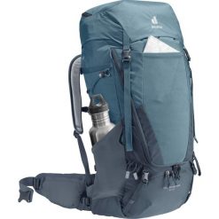 Plecak trekkingowy Deuter Futura Air Trek 60 + 10 - atlantic/ink. Niebieskie plecaki męskie Deuter, bez wzorów, z materiału, klasyczne. Za 1,159.00 zł.