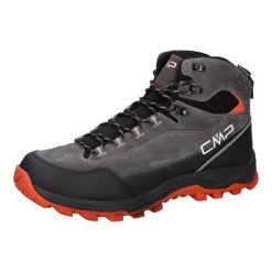 Buty trekkingowe męskie MYZAR MID skóra wodoodporne. Brązowe trekkingi męskie CMP, z gumy, za kostkę, bez zapięcia. Za 599.99 zł.