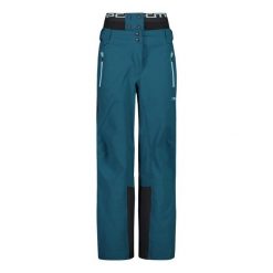Spodnie damskie narciarskie CMP 34W1946. Zielone spodnie materiałowe damskie CMP, na zimę, bez wzorów, sportowe. Za 812.00 zł.