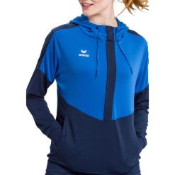 Damska bluza z kapturem Erima Squad. Niebieskie bluzy damskie Erima, xs, bez wzorów, sportowe, bez ramiączek, z kapturem. W wyprzedaży za 130.50 zł.