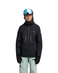 Kurtka śniegowa techniczna dla Mężczyzn SYCAMORE 20K Czarny. Czarne kurtki męskie Quiksilver, m, bez wzorów, z materiału, bez kaptura. Za 1,079.99 zł.