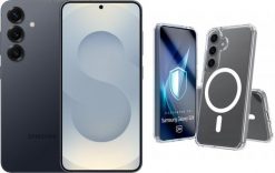 Smartfon Samsung Galaxy S25 5G 12/256GB Czarny Blueblack (SM-S931BZK) + Etui Armor MagCase. Czarne smartfony SAMSUNG. Za 3,267.00 zł.