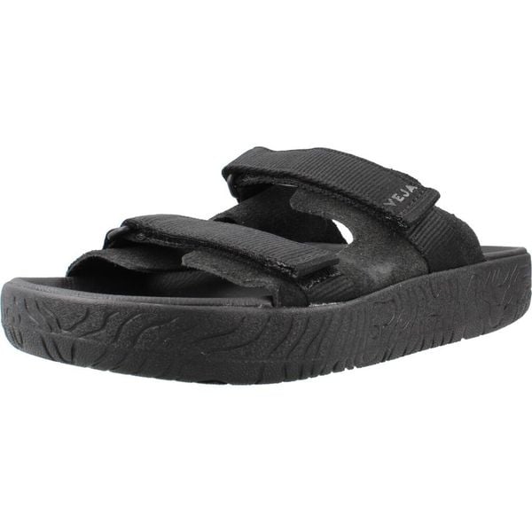 Sandały VEJA SANDALIA ARPOADOR Czarny. Czarne sandały damskie Veja, bez wzorów, ze skóry, bez obcasa, bez zapięcia. Za 473.99 zł.