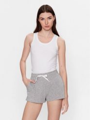 4F Top 4FSS23TTSHF581 Biały Regular Fit. Białe topy damskie 4F, l, bez wzorów, z bawełny, bez kołnierzyka, bez ramiączek. Za 49.99 zł.