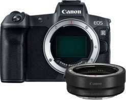 Aparat Canon EOS R + adapter EF-EOS R. Aparaty bezlusterkowce Canon. Za 8,531.45 zł.
