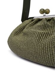 Weekend Max Mara Torebka 2615511105650 Zielony. Zielone torebki wizytowe damskie Weekend Max Mara, bez wzorów, z materiału, bez dodatków. Za 1,579.00 zł.