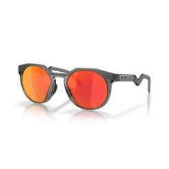 Okulary przeciwsłoneczne szklane Oakley HSTN Prizm. Brązowe okulary przeciwsłoneczne damskie Oakley, okrągłe. Za 731.60 zł.