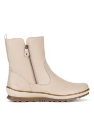 Remonte Botki R8482-60 Beżowy. Brązowe botki damskie Remonte, bez wzorów, ze skóry, bez obcasa, na płaskiej podeszwie, bez zapięcia. Za 335.99 zł.