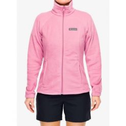 Bluza bez kaptura damska Columbia Benton Springs FZ. Czerwone bluzy damskie Columbia, bez wzorów, sportowe, bez ramiączek, bez kaptura. Za 208.99 zł.