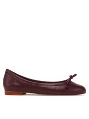 Balagan Baleriny Amuka Fioletowy. Fioletowe balerinki damskie BALAGAN, bez wzorów, ze skóry, bez obcasa, bez zapięcia. Za 339.99 zł.