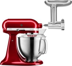 Mikser Artisan 185 czerwony karmel z maszynką do mielenia. Czerwone miksery KITCHENAID. Za 4,898.00 zł.