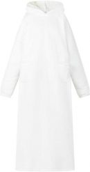 VidaXL Bluza-koc Biały Fleece i Flanela. Białe bluzy damskie vidaXL, bez wzorów, bez ramiączek, bez kaptura. Za 184.99 zł.