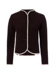 Franco Callegari Sweter z wełny Kobiety brązowy, XL. Brązowe swetry nierozpinane damskie Franco Callegari, xl, bez wzorów, z dzianiny, bez kołnierzyka, bez ramiączek. Za 399.95 zł.