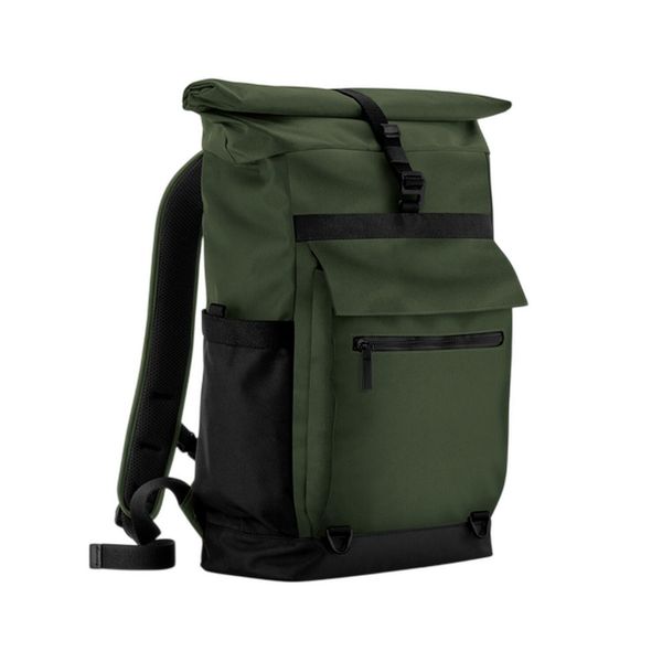 Plecak Axis Roll Top. Zielone plecaki damskie QUADRA, bez wzorów, z materiału. Za 270.99 zł.