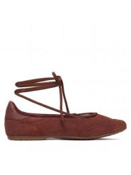 Patrizia Pepe Baleriny 8Z0123/L152-B882 Brązowy. Brązowe balerinki damskie Patrizia Pepe, bez wzorów, ze skóry, bez obcasa, bez zapięcia. Za 919.99 zł.