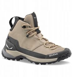 Buty puez leather mid ptx women-quicksand-onyx-uk 6,5 (40) SALEWA. Obuwie trekkingowe damskie Salewa, bez zapięcia. Za 982.49 zł.